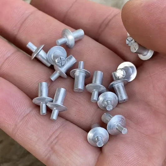 🔥KÖP MER SPARA MER🔥 50 PCS drivnitar och försänkta nitar