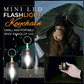 Mini LED-nyckelring med ficklampa