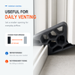 🚪 50% RABATT NU! 🛡️ Secure Track Door Stop – säker dörrstopp, stötdämpande & minimalistisk design – perfekt för skjutdörrar, fönster och balkongdörrar ✨🏠