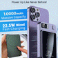 ⚡ 50 % RABATT NU! ✨ 10000 mAh ultratunn powerbank – PD/QC snabbladdning och bärbar design för telefoner och surfplattor 📱🔋