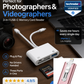 💾 TIDBEGRÄNSAD 50% RABATT!🔌 3-i-1 USB-C minneskortläsare. Läs SD-, microSD- och CF-kort – plug & play, snabb överföring.📱