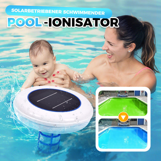 🔥Bästsäljare🔥Solenergidriven pooljonisator för kristallklart vatten💥Tidsbegränsat erbjudande⏳