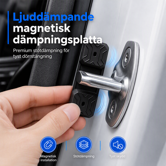 🎁Köp 2 få 1 gratis🔥🚗 Magnetiska ljuddämpande kuddar för bildörrar – Dämpa ljudet från dörrar som slås igen och skydda din bil