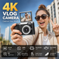 💐50 % RABATT! 4K-kamera med pekskärm – Dela dina bästa ögonblick ✨📱【Specialerbjudande】