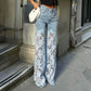 💃summer mode framåt🌸🔥 spets sparkade jeans