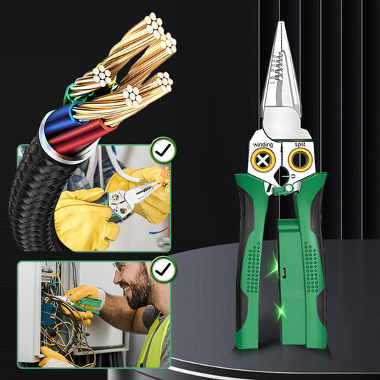 🔥8-i-1 Multifunktionell avbitartång sax med elektriskt test