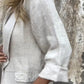 ⏳49% rabatt under en begränsad tid 🎁💃Blazer med öppen front i bomull och linne för kvinnor🔥