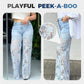💃summer mode framåt🌸🔥 spets sparkade jeans