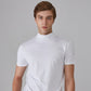 🔈🔈2026 nyår Hot Sale - 50% RABATT🎁Hög hals Slim Fit T-shirt för män
