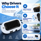 🚨50 % rabatt🔥! Få bilen att se övervakad ut – soldriven LED-varningslampa utan kablar