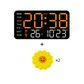 ⏰ Endast nu 49% rabatt!🔥Stor digital väggklocka med LED-display, datum och termometer