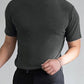 🔈🔈2026 nyår Hot Sale - 50% RABATT🎁Hög hals Slim Fit T-shirt för män