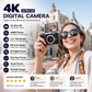 💐50 % RABATT! 4K-kamera med pekskärm – Dela dina bästa ögonblick ✨📱【Specialerbjudande】