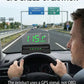 🚗50% RABATT NU! Head-up-display för bil med GPS, digital hastighetsmätare – nedräkning till trafikljus och rödljusvarning via HUD, universell varningsenhet för förarsäkerhet för att undvika böter vid stadskörning