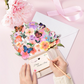 🎉🎁 50% rabatt ✨3D Pop-Up Musikalisk Blombukettkort med Ljus