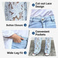 💃summer mode framåt🌸🔥 spets sparkade jeans