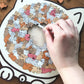 🎁 Julerbjudande: 50 % rabatt 🎅 Pussel i trä format som en katt, 135 bitar (Morandi-färger)
