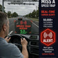🚗50% RABATT NU! Head-up-display för bil med GPS, digital hastighetsmätare – nedräkning till trafikljus och rödljusvarning via HUD, universell varningsenhet för förarsäkerhet för att undvika böter vid stadskörning