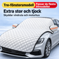 ❄️ VINTERDEAL – Slipp skrapa snö och is från vindrutan på kalla morgnar – Förstärkt snöskydd i aluminiumfolie