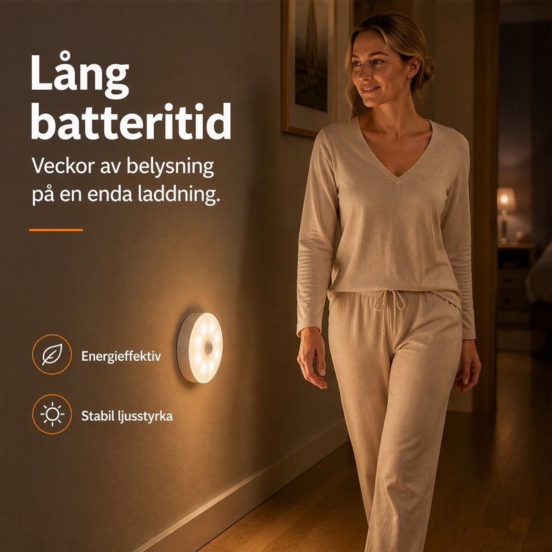 ✨ Nyhet för 2026 | LED-belysning med rörelsesensor | Enkel montering, 3 lägen 🔆【50 % rabatt】