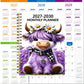 🐮📅 50 % RABATT NU! Söt Månadsplanerare 2026–2030 – Charmig Höglandsko-design för Planering & Vardag ✨