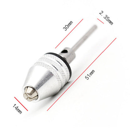 🔧 🎁Köp 2 få 1 gratis🔥 3‑käfts chuck för elskruvdragare och borrmaskiner – nyckelfri, snabbbyte & kompatibel med runda och sexkantiga skaft – perfekt för hobby, renovering och precisionsarbete 🛠️✨