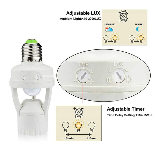 🎉Köp 2 få 1 gratis💡Lamphållare med rörelsesensor