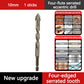🔥2025 Hot Sale🔥Hög kvalitet 4-Flute Serrated Eccentric Drill Bit Set