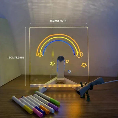 ✨Specialerbjudande – sista veckan!!⏳🎨 Lysande ritplatta med LED för barn