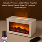 🔥🎁Nyhet 50 % RABATT🔥🔥 Eldstadsflamdiffusor Luftfuktare med Fjärrkontroll