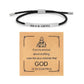 Inspire Armband GUD ÄR I KONTROLL/WWJD - Elegant design med unika mönster och bokstäver