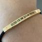 Inspire Armband GUD ÄR I KONTROLL/WWJD - Elegant design med unika mönster och bokstäver