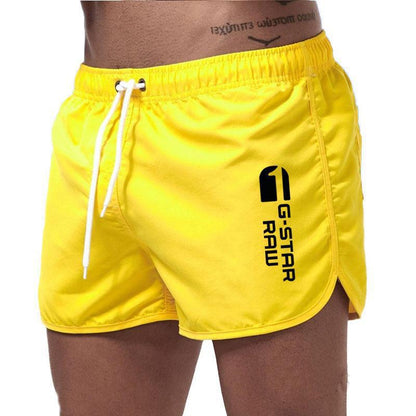 ❄️Summerfresh 50% rabatt!🌊 Snabbtorkande badshorts för män – Lätta strandshorts med resår i midjan för semester, pool och sommar