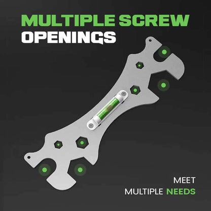 ✨Idealiskt badrumsverktyg✨ Multifunktionell nivånyckel för badrum