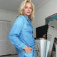 💕50% RABATT! 🌙 Denim Dreams Pyjamas – Mjuk Denim-Look, Bekväm Passform & Perfekt för Loungewear 🛌