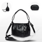 👜✨ Avslappnad veckad väska i mjukt läder ✨ – Praktisk bucket-väska med stil 💼 Lätt, slitstark och perfekt för vardagsbruk! 🌟