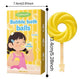 🍭Återanvändbar söt Lollipop-badbomb, färgglad bubbelboll för roligt bad