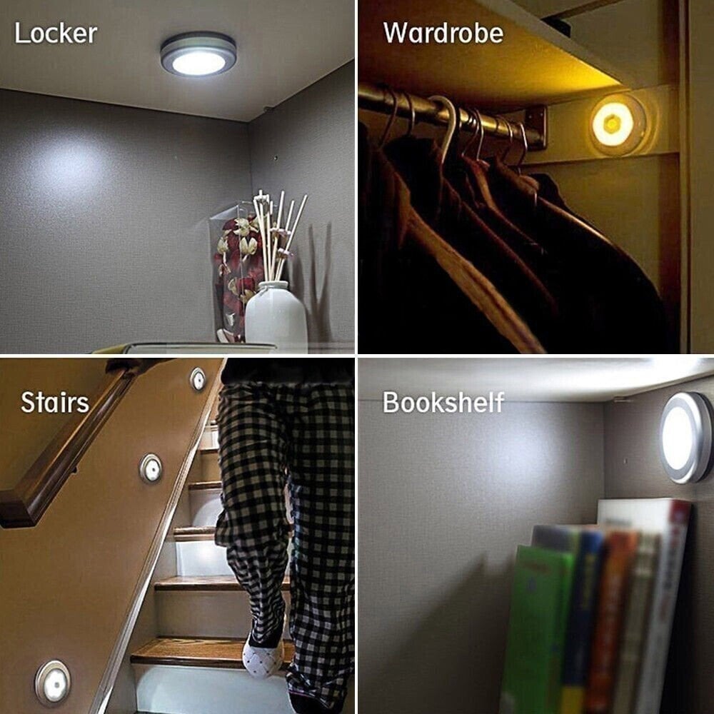 ✨ Nyhet för 2026 | LED-belysning med rörelsesensor | Enkel montering, 3 lägen 🔆【50 % rabatt】