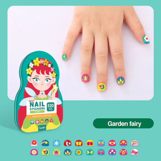 💥Black Friday-rea - 49% RABATT✨Nagelstickers för barn