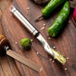 🔥50% RABATT NU! 🌶️ Rostfri paprikakärnare, tar bort kärnhus snabbt ✨🔪