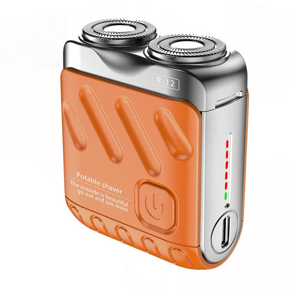 Bärbar Roterande Dubbelringselektronisk Rakapparat 🛠️ - Effektiv Hårutjämning på Gå!