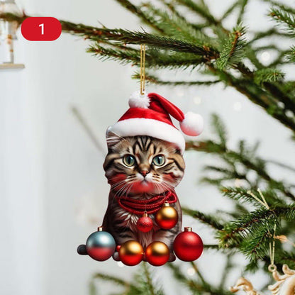 🔥Julrea – upp till 50 % rabatt🎅🐱Hängande Kattprydnad för Julgran🎄✨