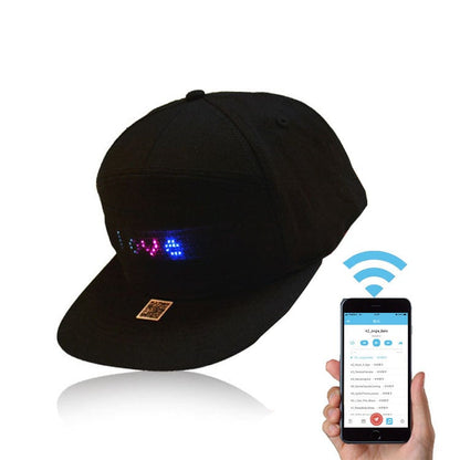 🔥🎁LED Bluetooth Cap with Custom Text & GIF Display