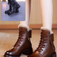 🎈Vinterrea🎈 Tidsbegränsad 50% rabatt! 💕 Den perfekta presenten – Vintage brittiska ankelboots