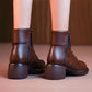 🎈Vinterrea🎈 Tidsbegränsad 50% rabatt! 💕 Den perfekta presenten – Vintage brittiska ankelboots