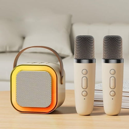 🎼 Mini karaoke-enhet för barn med trådlösa mikrofoner 🎶