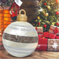 🔥Julrea – upp till 50 % rabatt🎅🌈Utomhus Jul PVC uppblåsbar Dekorerad Boll🔥