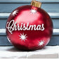🔥Julrea – upp till 50 % rabatt🎅🌈Utomhus Jul PVC uppblåsbar Dekorerad Boll🔥