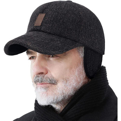 🧢 50% REA NU! 🔥 Vinterkeps med Öronlappar - Lätt & Varm, Perfekt för Kallt Väder ❄️✨