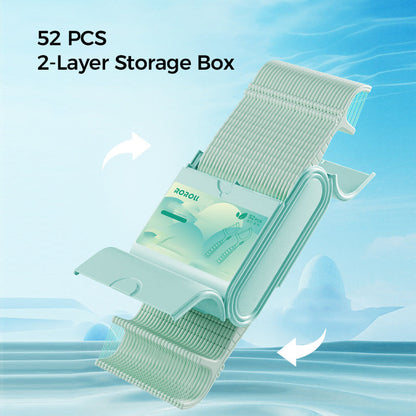 Tandtråd set med praktisk förvaringslåda